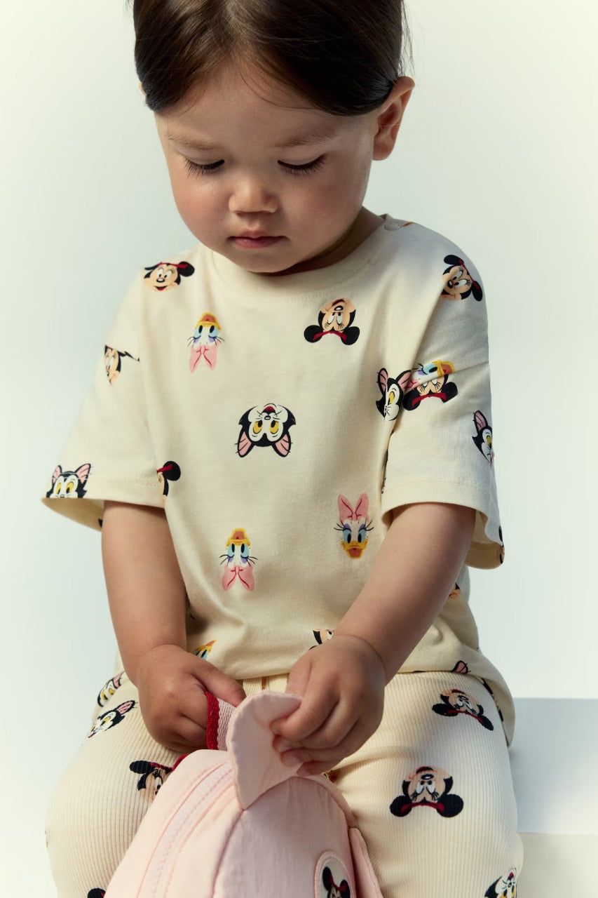Camisa beige mickey pata daisy bebe niña disney 1263204