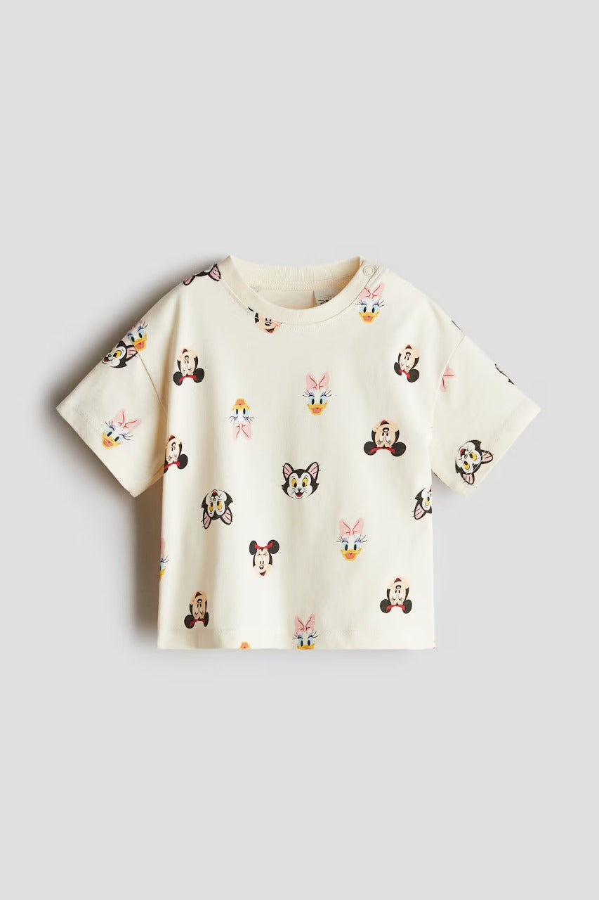 Camisa beige mickey pata daisy bebe niña disney 1263204