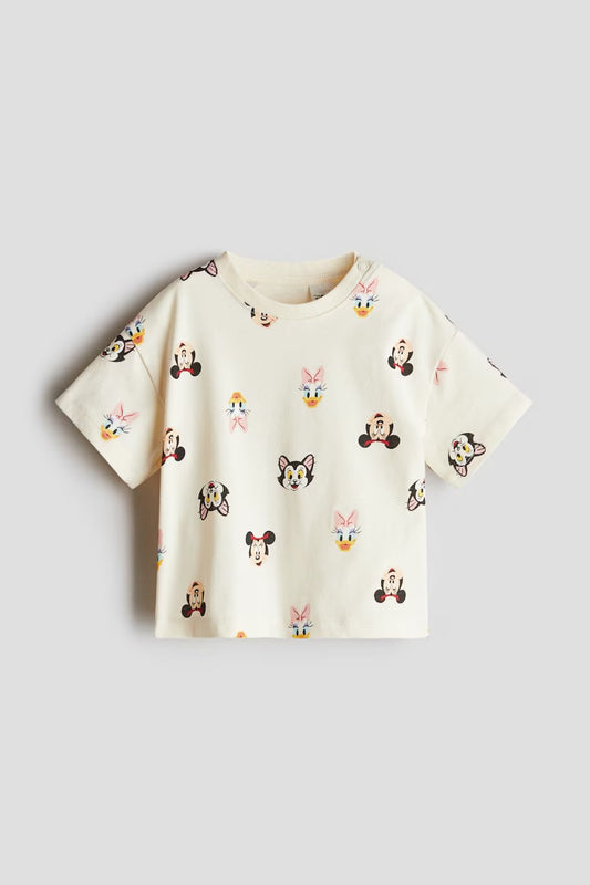 Camisa beige mickey pata daisy bebe niña disney 1263204
