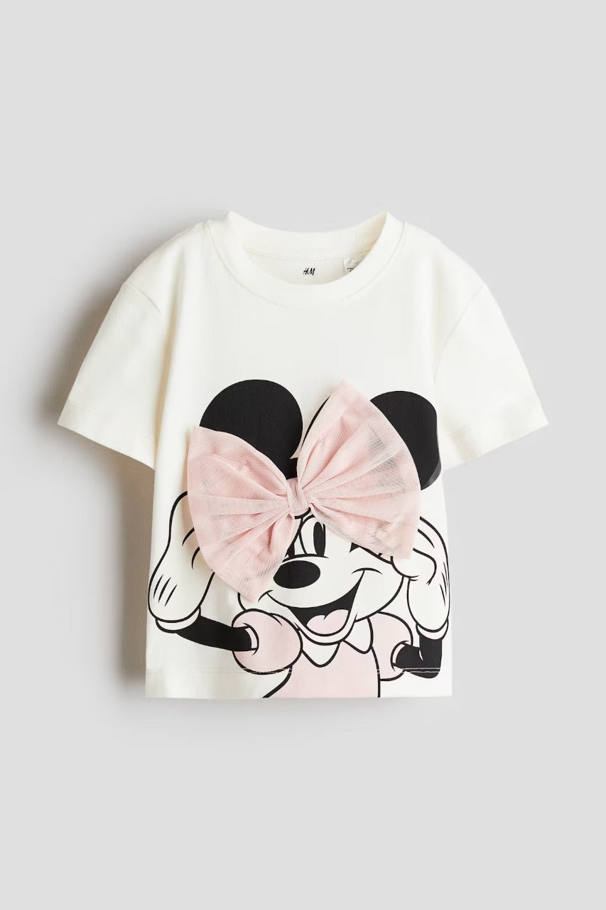 Camisa blanca minnie niña H&M 1306299