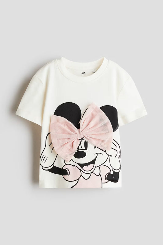 Camisa blanca minnie niña H&M 1306299