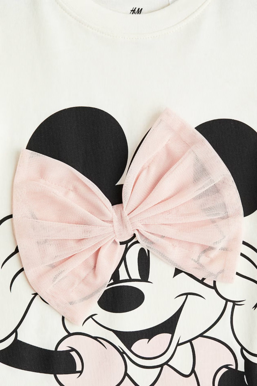 Camisa blanca minnie niña H&M 1306299