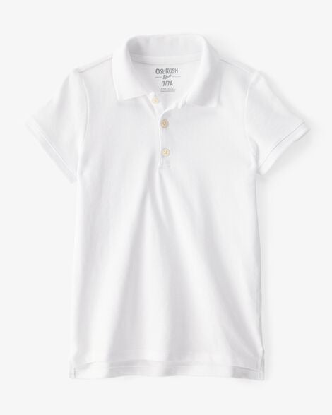 Camisa  polo blanca niña 3N657213 Oshkosh
