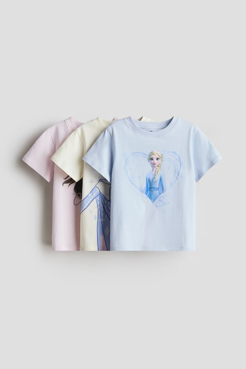 Set 3 camisas frozen niña H&M 0937175