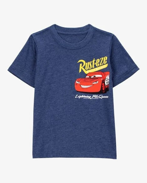 Camisa azul niño rayo McQueen Cars Disney IM0077CR Carters