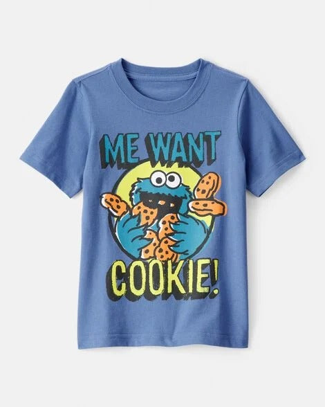Camisa azul niño Plaza sesamo Carters IM0477CR5T