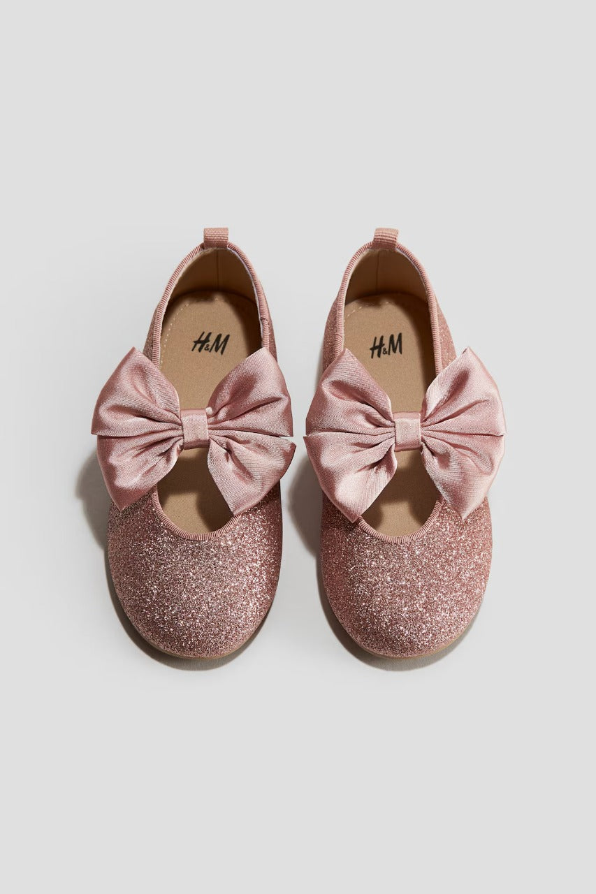 Zapatillas rosadas bebé niña H&M 1295099
