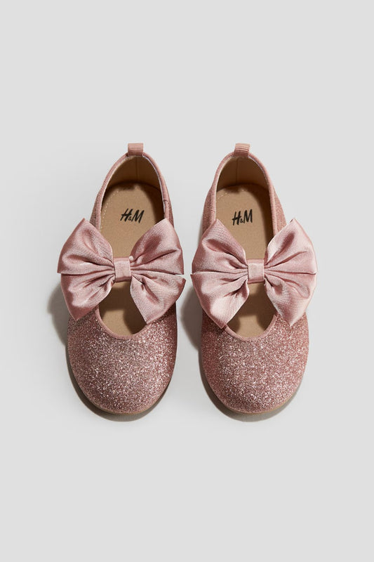 Zapatillas rosadas bebé niña H&M 1295099