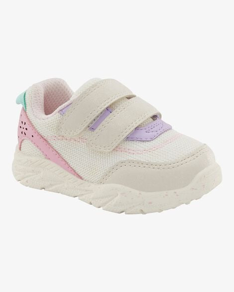 Tenis blanco rosado bebe niña Carters ES25A01H
