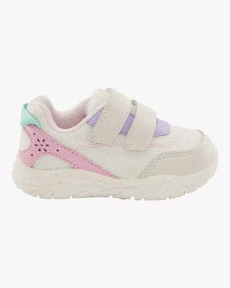 Tenis blanco rosado bebe niña Carters ES25A01H