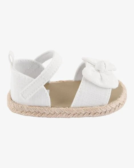 Sandalias blancas bebe niña Carters CR08090