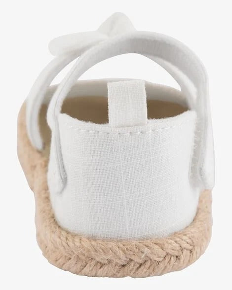 Sandalias blancas bebe niña Carters CR08090