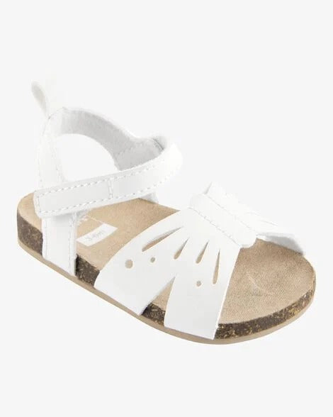 Sandalias blancas bebe niña Carters CR07954
