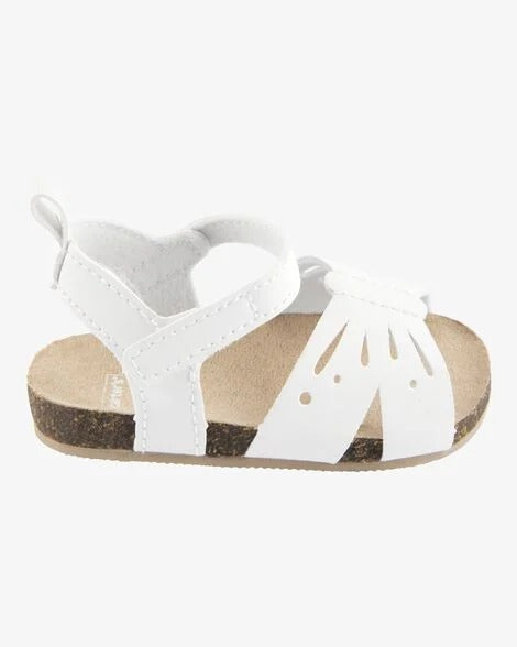 Sandalias blancas bebe niña Carters CR07954