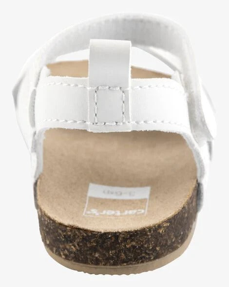 Sandalias blancas bebe niña Carters CR07954