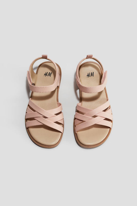 Sandalias rosadas bebe niña H&M 1278119