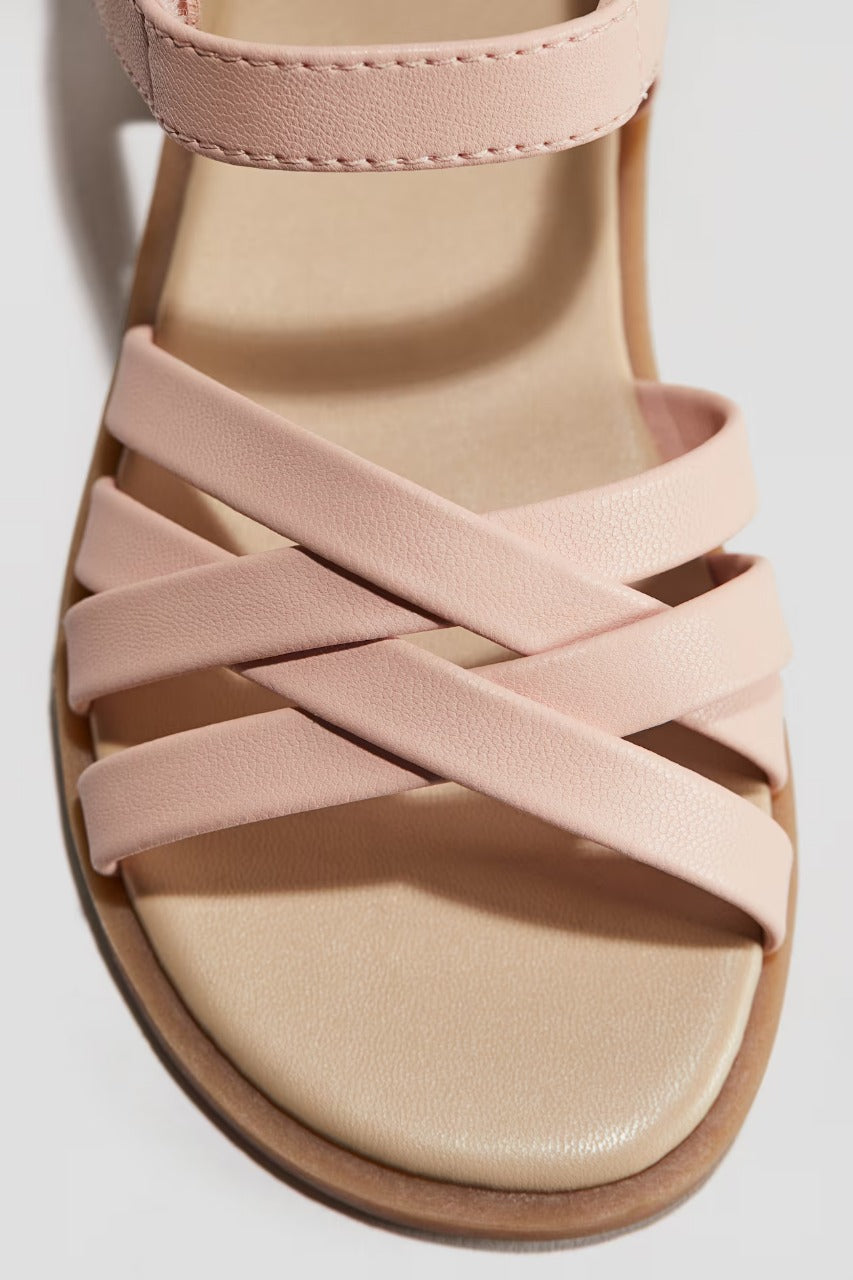Sandalias rosadas bebe niña H&M 1278119