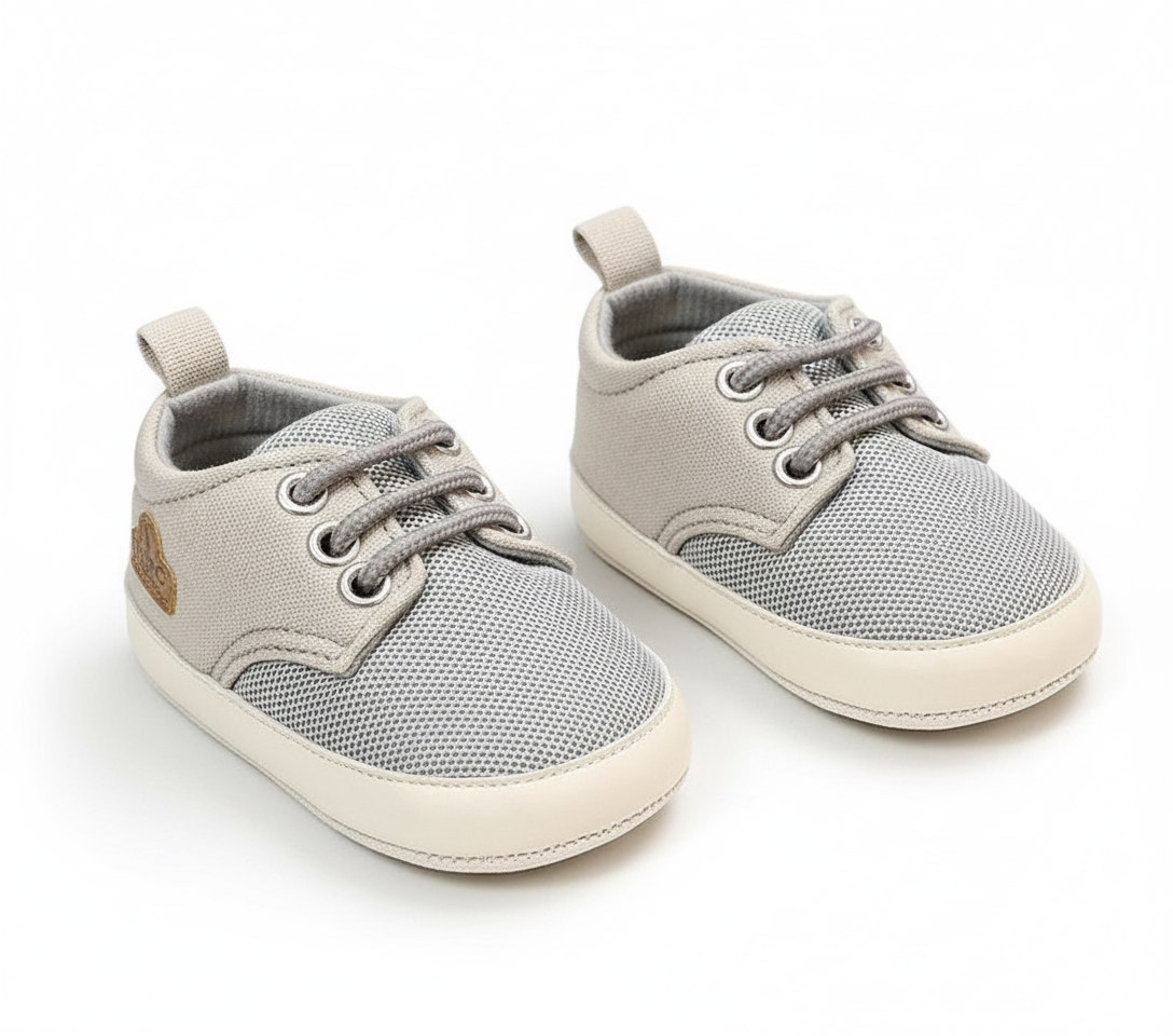 Tenis zapatos bebe niño gris polo HPC81703 490390