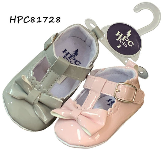 Zapatillas bebe niña gris HPC81728