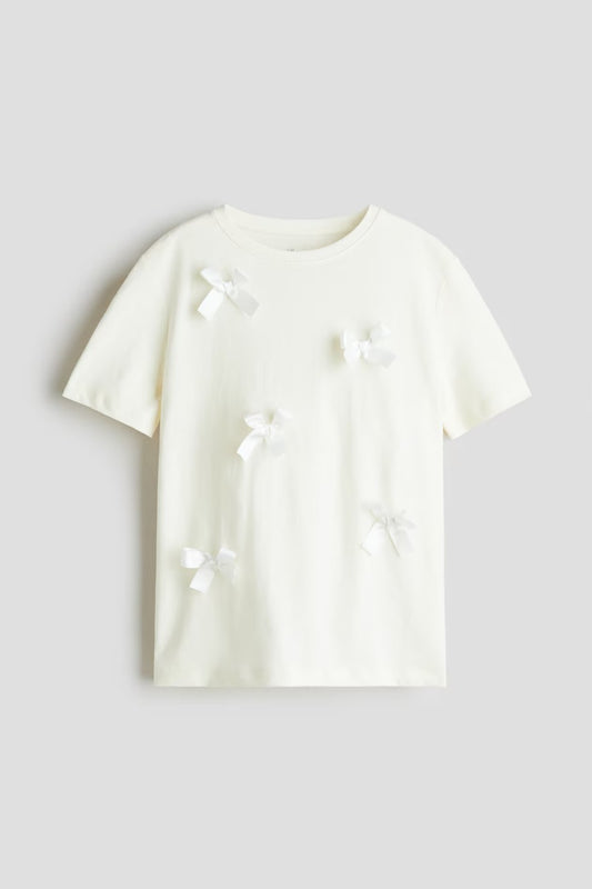 Camisa blanca chongo niña H&M 1302424