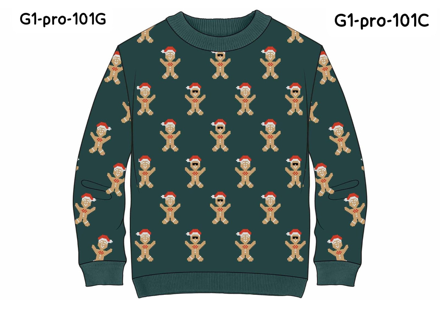 Sueter sweater navidad navideño verde mujer dama caballero hombre