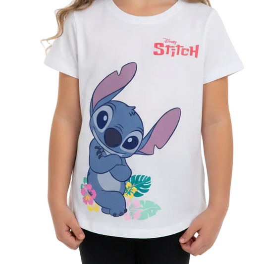 Camisa stitch blanca niña juvenil B1-STI-T030T 490390