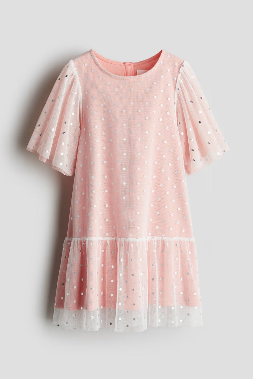 Vestido salmón niña H&M 1286175