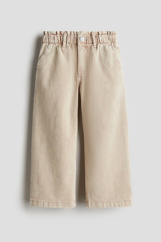 Pantalon cargo niña café H&M 1228834