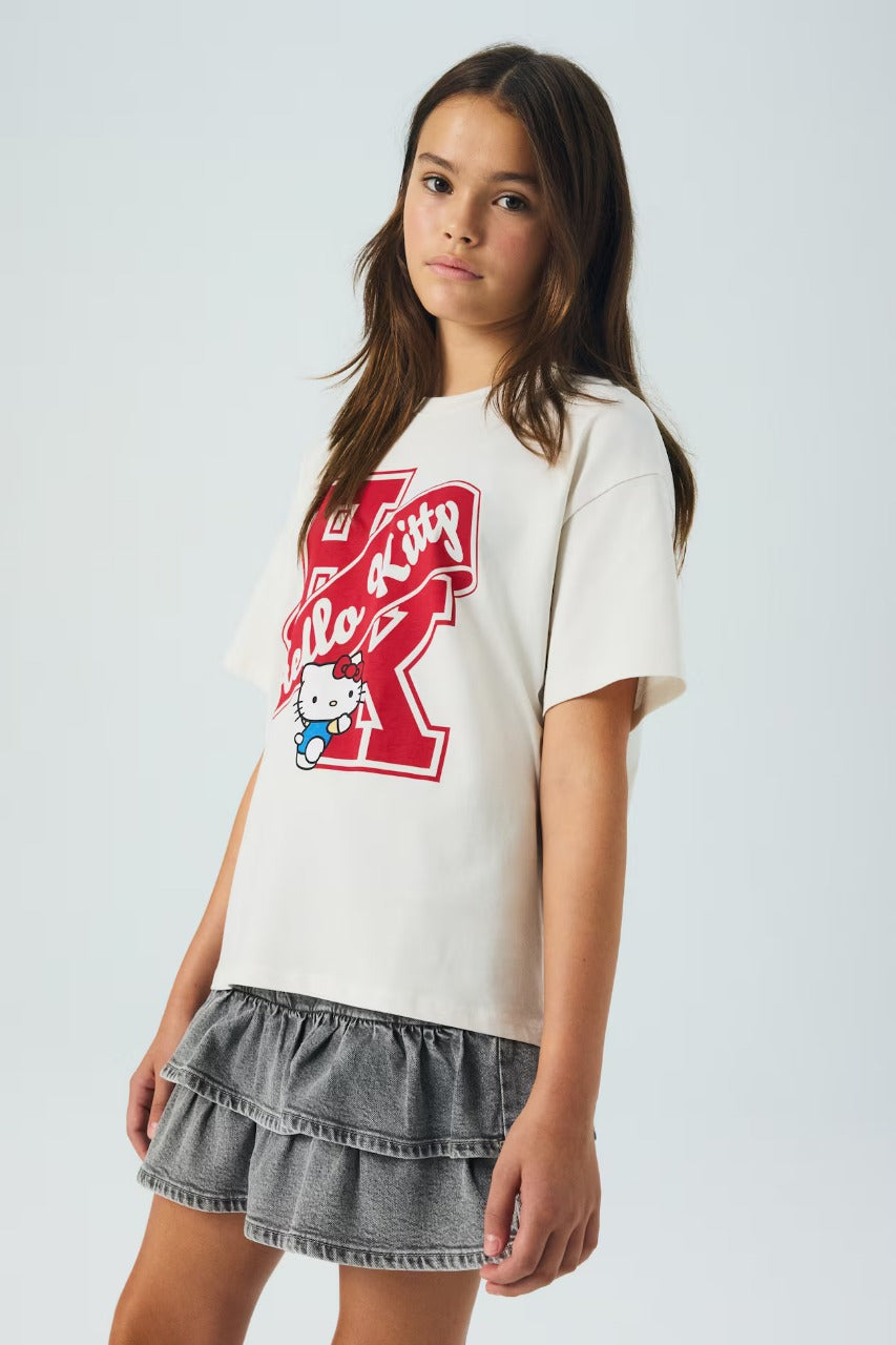 Camisa blanca rojo niña Hello Kitty H&M 1263226