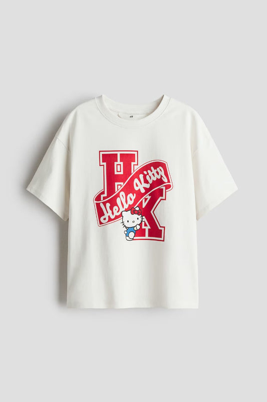 Camisa blanca rojo niña Hello Kitty H&M 1263226