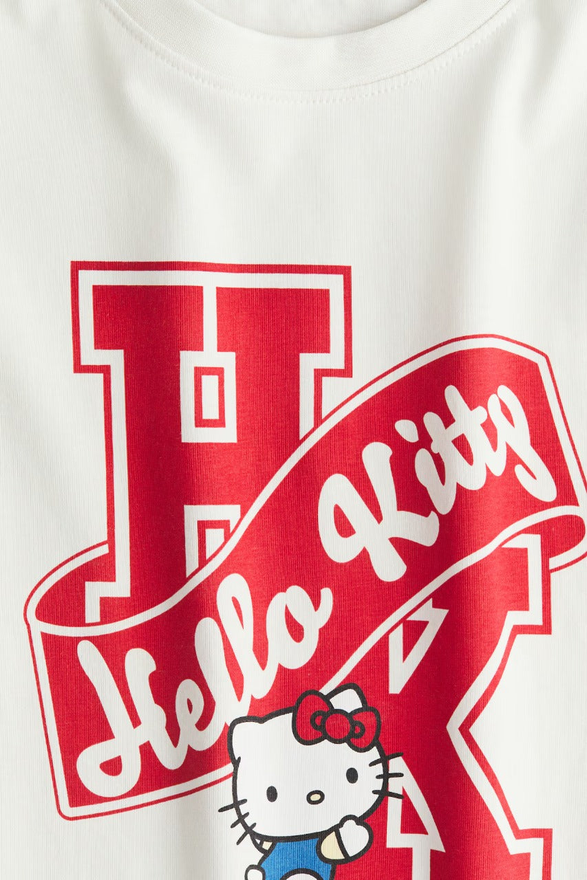 Camisa blanca rojo niña Hello Kitty H&M 1263226