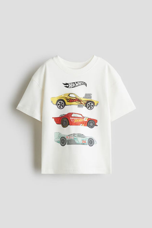 Camisa beige niño Hotwheels H&M 1209415