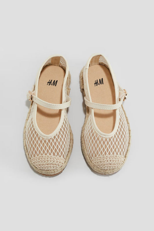 Zapatillas beige bebe niña H&M 1292099