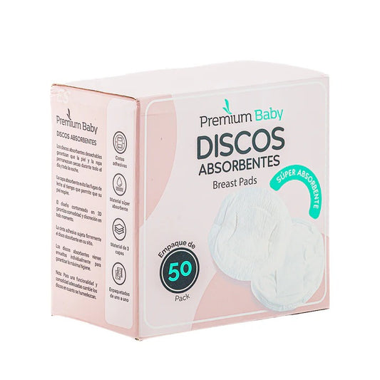 Protectores Discos absorbentes pack 50 bebe niño niña Premium Baby PB-L501