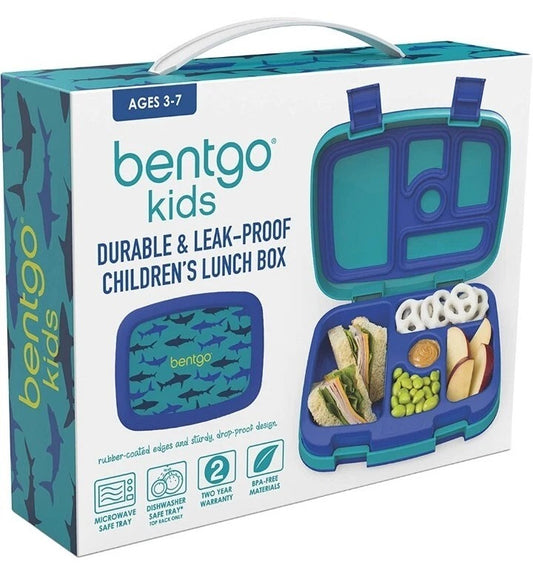 Contenedor para comida lonchera Bentgo bento azul verde BGKDPT-2SHK