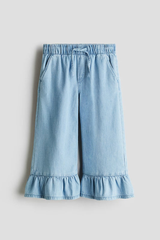 Pantalon jeans wide leg niña H&M 1303784001