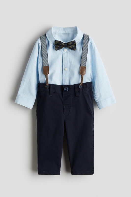 Set 3 piezas formal bebe niño H&M 1300073001