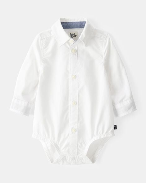 Camisa mameluco blanco bebe niño Oshkosh 1Q433410