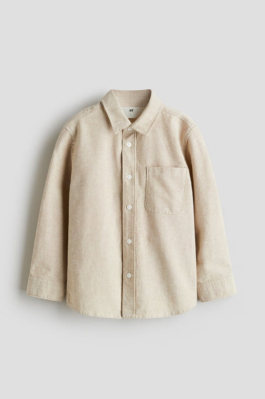 Camisa beige niño H&M 1302104002009
