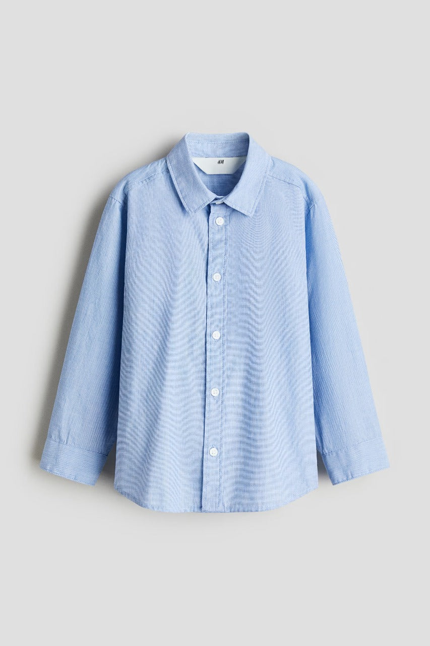 Camisa azul formal niño H&M 1289801005