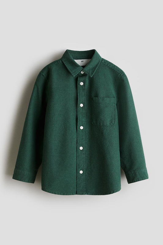 Camisa verde niño Formal H&M 1302104003
