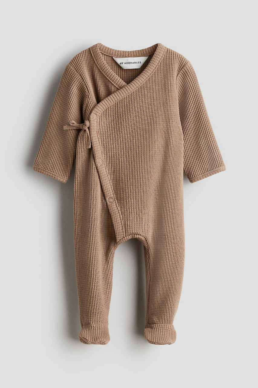 Mameluco salida hospital bebe niño café H&M 1266882003