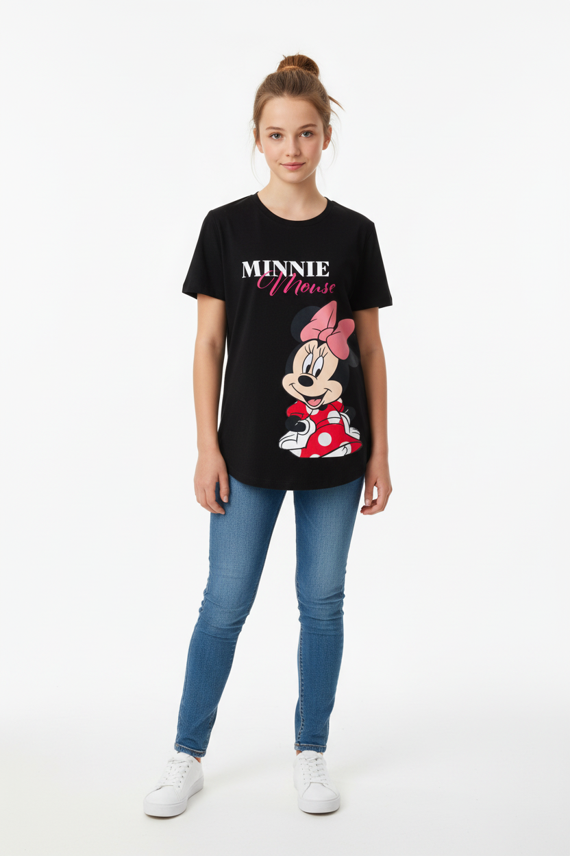 Camisa dama mujer negra Minnie B1-AD-3330C