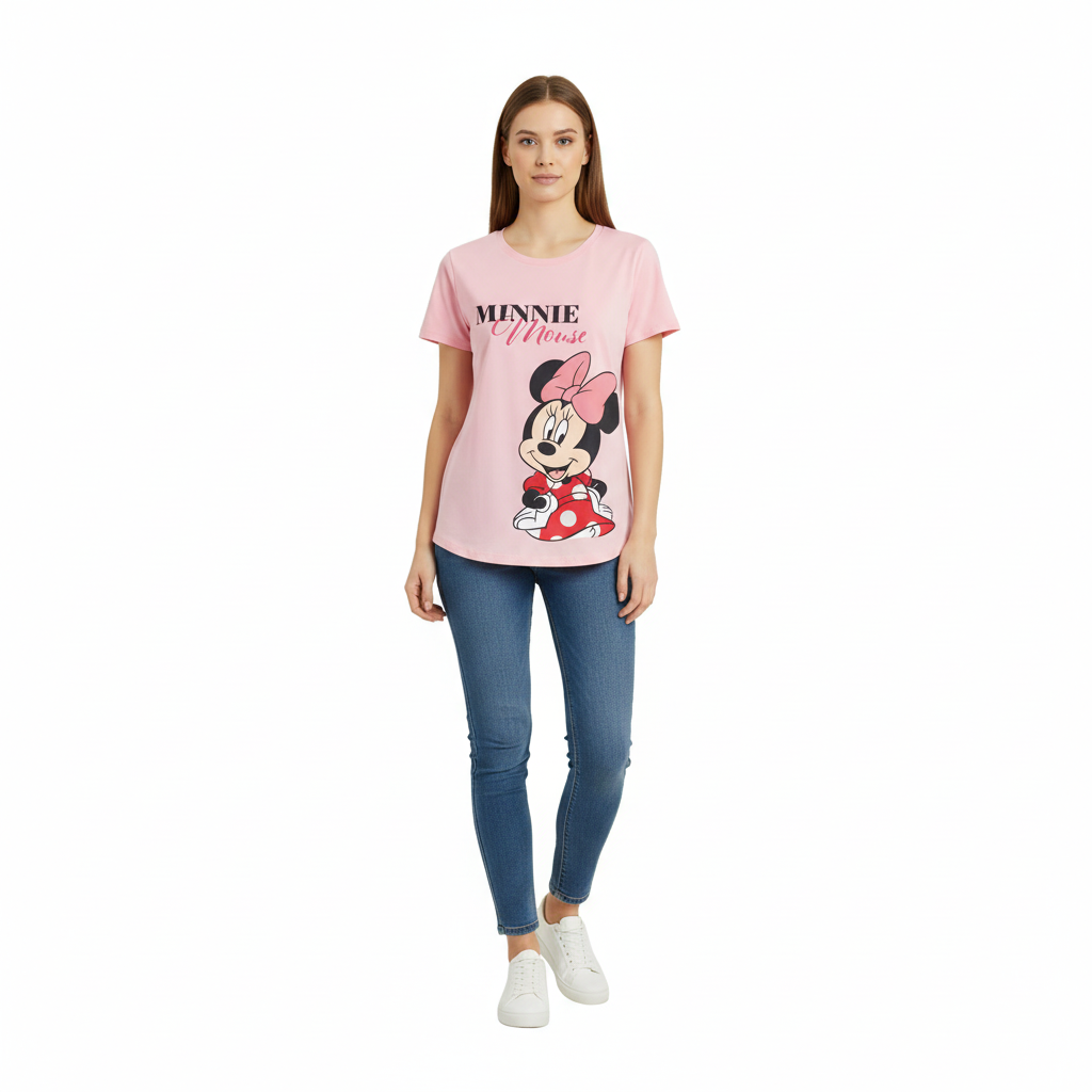 Camisa dama mujer rosado Minnie B1-AD-3330C promo 3x1000