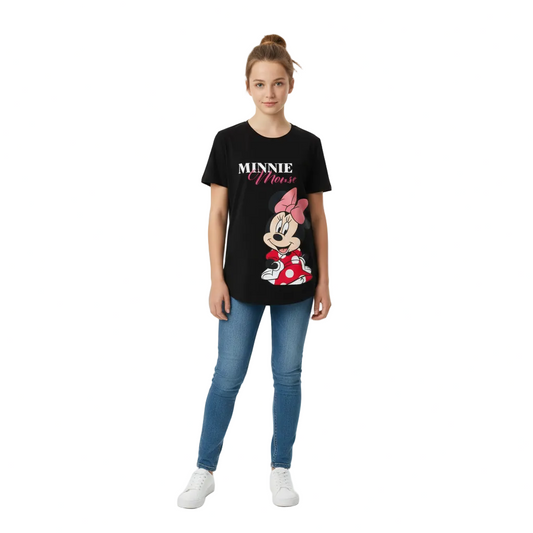 Camisa dama mujer negra Minnie B1-AD-3330C promo 3x1000
