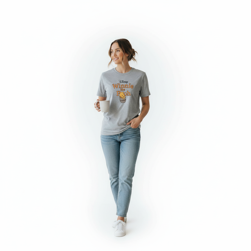 Camisa dama mujer gris Winnie Pooh B1-WP-107C 490390 promo 3x1000