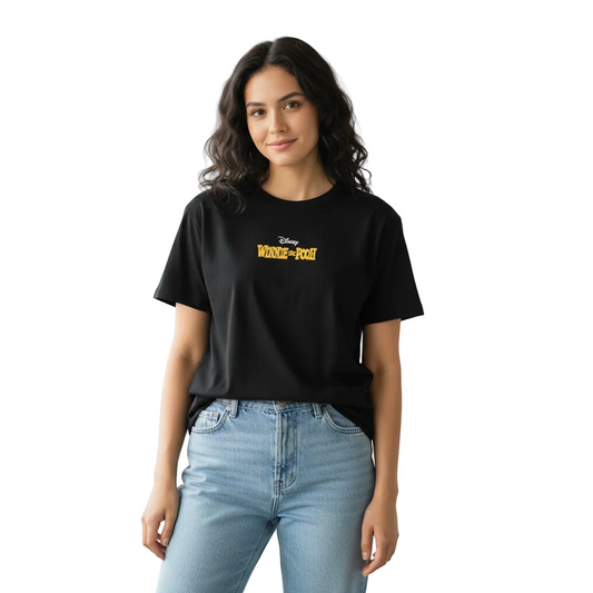 Camisa dama mujer negra Winnie Pooh B1-WP-107C promo 3x1000