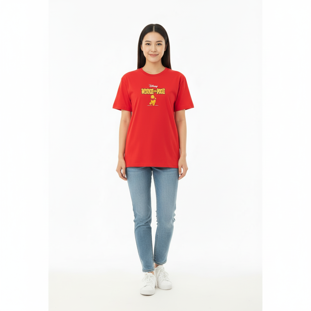 Camisa dama mujer roja Winnie Pooh B1-WP-107C 490390 promo 3x1000