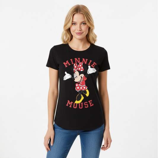 Camisa dama mujer negra Minnie B1-AD-3327C