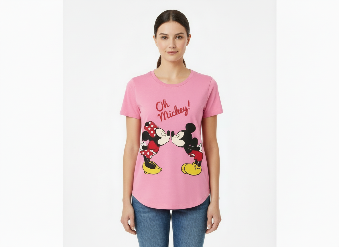 Camisa dama mujer rosada Mickey B1-AD-3319C